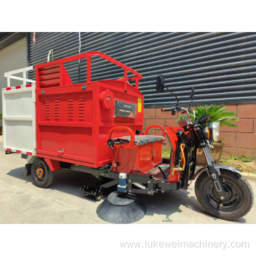 Garden road leaf collection vehicle